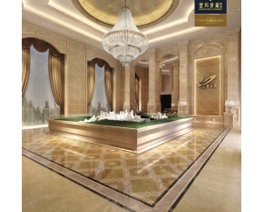 欧式风格大厅走廊耐磨耐滑大理石瓷砖BD82016A