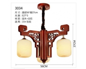 新中式北欧风格木吊灯3034