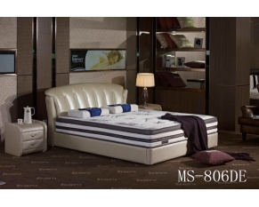 百宁床垫软床现代床皮床MS806DE