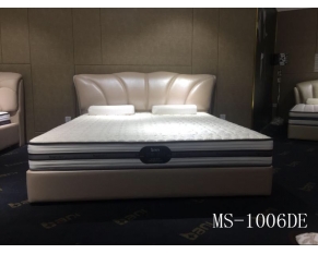 百宁床垫软床现代床皮床MS1006DE
