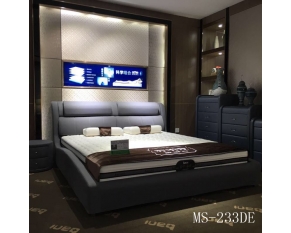 百宁品牌床垫软床现代床布艺床MS233D